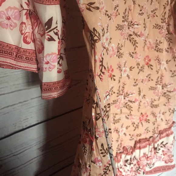 Juliet Boho Gypsy Floral Print Dress Pink - Picture 8 of 8